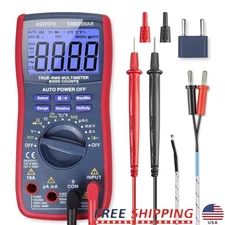 Digital Multimeter TRMS 6000 Counts AC DC Voltage Current Resistance Tester New