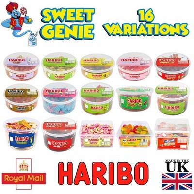 Haribo Dosen - verschiedene Süßigkeiten - Colaflaschen, Herzschläuche, gelbe Bäuche etc.