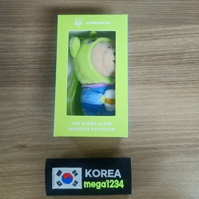 Starbucks Korea 2026 Toy Story Bearista Keychain Woody Buzz Alien