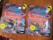 Star Trek TNG Innerspace Series Klingon Lot of 2 Bird Of Prey Romulan Warbird