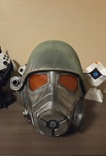 NCR Ranger Helmet - Fallout Inspired One-Piece Cosplay Helm Weathered Finish New