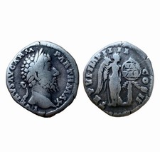 Lucius Verus Silver Denarius AD 166 – VIC PAR Victory – RIC 566 – Rome Mint