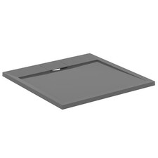 Ideal Standard Ultra Flat Anti Slip Concrete Square Shower Tray 900mm Grey