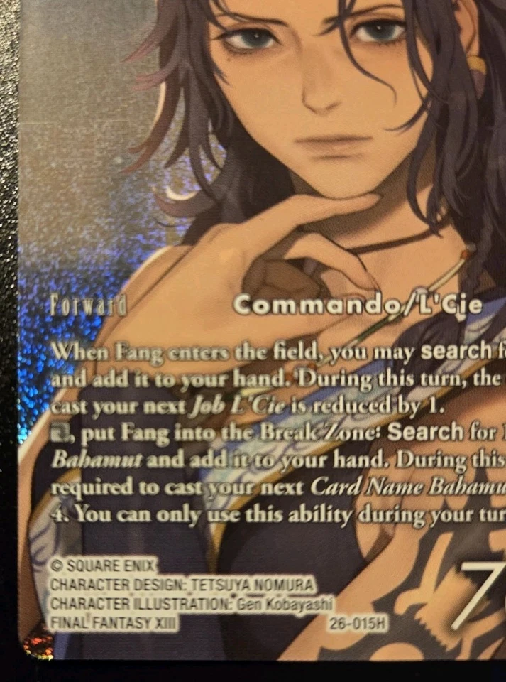 Fang (Full Art) 26-015 Foil Hero Gunslinger In The Abyss Final Fantasy TCG - Image 4 of 4