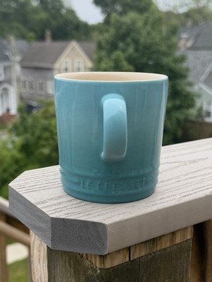 Le Creuset Vancouver Mug - Caribbean Teal, Great Condition, 12 oz.