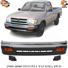 Bumper Chrome Valance Bumper Brackets Kit For 1998-2000 Toyota Tacoma 2wd