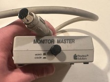 Monitor Master Atari ST 13-pin DIN Color/Mono Monitor Hub Practical Solutions