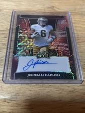 2025 Leaf Metal Autographs Jordan Faison #BA-JF1 1/1