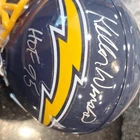 San Diego Chargers Kellen Winslow Signed Mini Helmet PSA HOF 1995