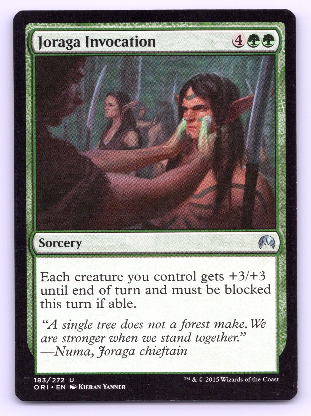 Joraga Invocation 183 Uncommon Magic Origins Magic: The Gathering Near Mint