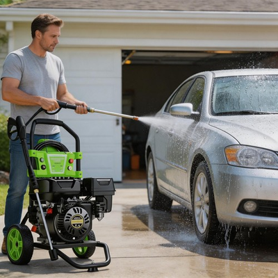 #ad 2650 PSI Gas Pressure Washer 2.4 GPM Power Cleaner w Pump Gun Wand 5 Nozzles US $333.99