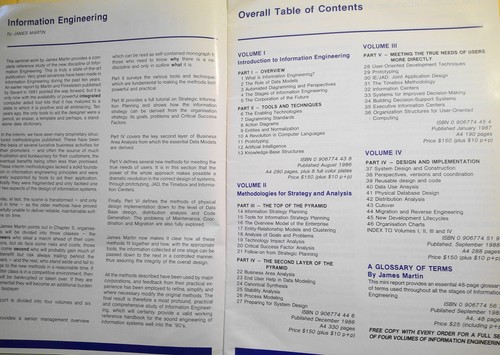 Savant Institute Technical Reports 1989 Cataog, z pracami Jamesa Martina - Zdjęcie 4 z 12