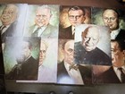 1966 lot of 19 Bowmar 16x20 CLASSICAL COMPOSER cardstock prints — photo 2