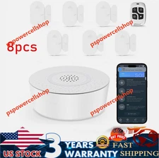 8pcs WiFi Home Security System Wireless Protection Smart Home Alarm Sensors