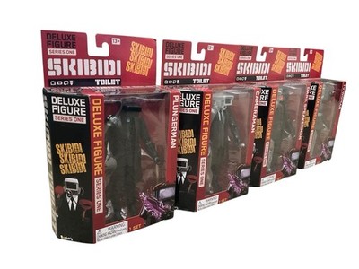 海外限定 Skibidi Toilet DX フィギュア 4種セット 海外限定 Skibidi