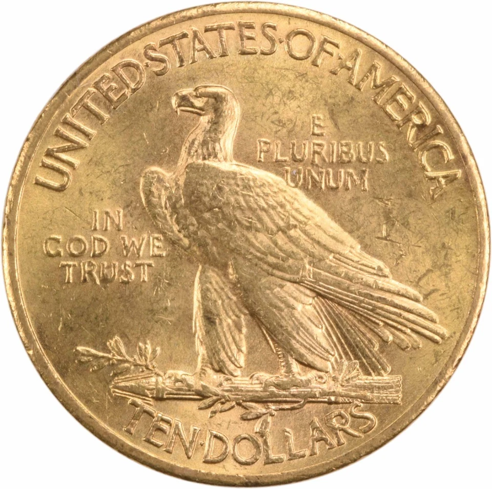 Oro indio BU 1926 $10 sin certificación #1015 Foto 2 de 2