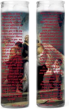 Saint John of God Patron of Heart Patients Set of 2 Candles Includes a Blessed