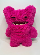 Mr. Buttons FUGGLER BIGG FUGG Plush XL 18  Pink Monster Teeth Jumbo Limited Ed.