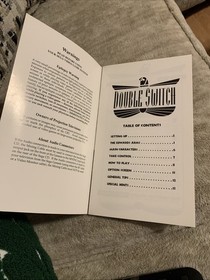 Double Switch Instruction Booklet ONLY! (SEGA CD) Manual 