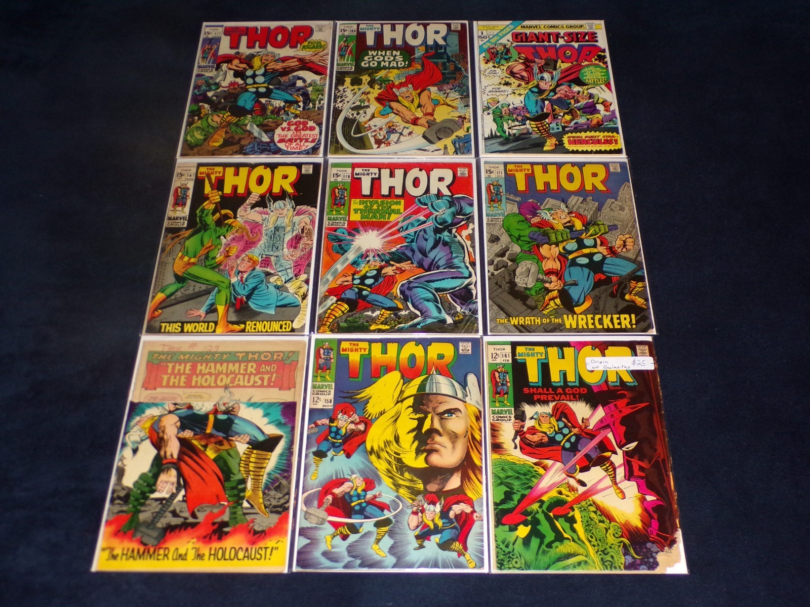 THE MIGHTY THOR 127 158 161 167 170 171 177 180 GIANT SIZE THOR 1