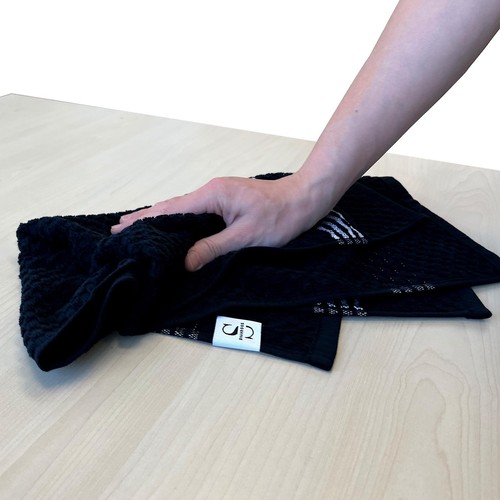 Cotton Kitchen Dish Towel Set of 5, 100% Cotton Dish Towels for Kitchen, Blac... - Picture 3 of 7