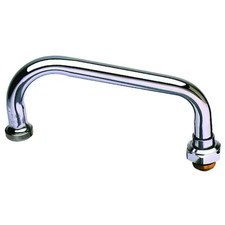 T S Brass 061X Swing Nozzle, Faucet, Brass, Length 10 In