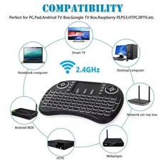 2.4G Wireless Mini Keyboard Touchpad Smart TV PC Notebook Console MINIKEYBOARD