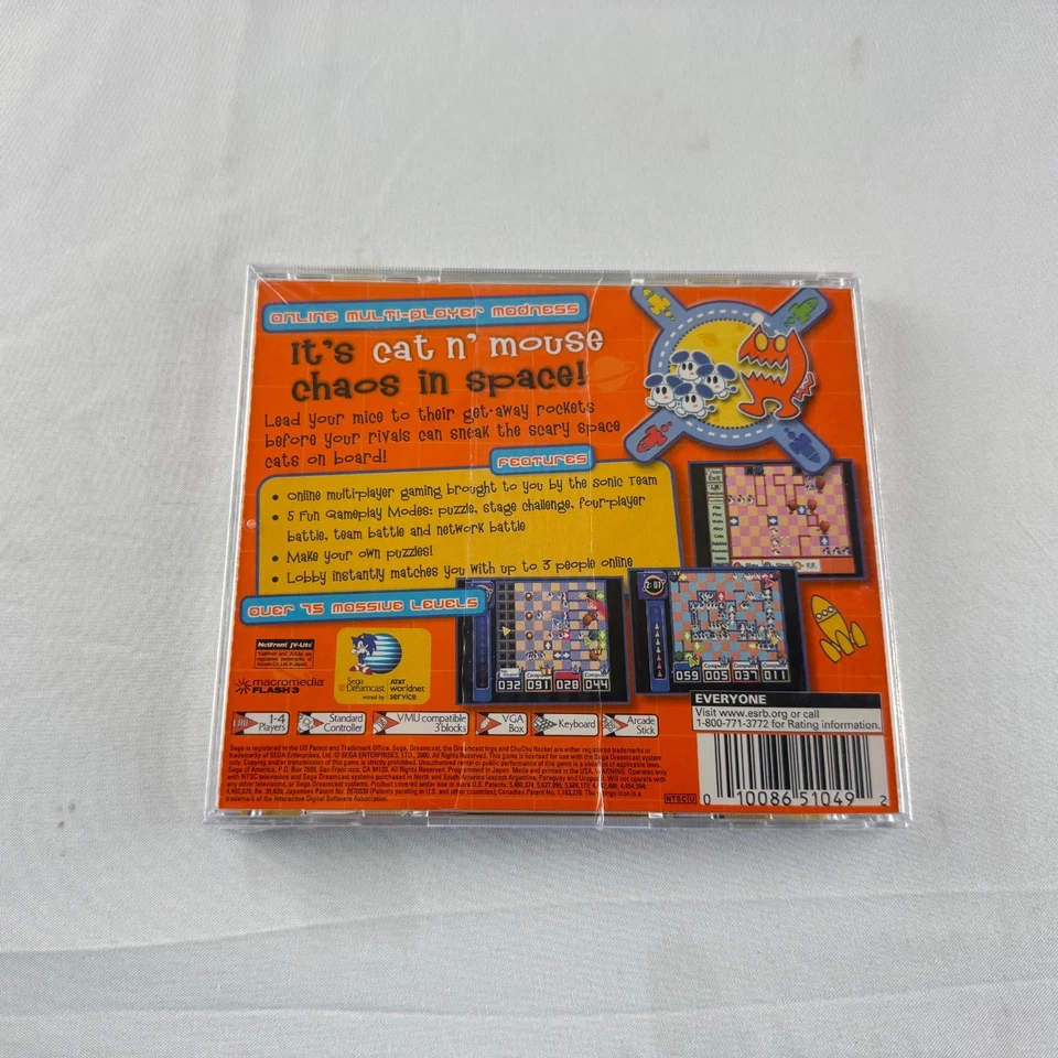ChuChu Rocket! (Sega Dreamcast, 2000) Brand New Factory Sealed - Image 2 of 2