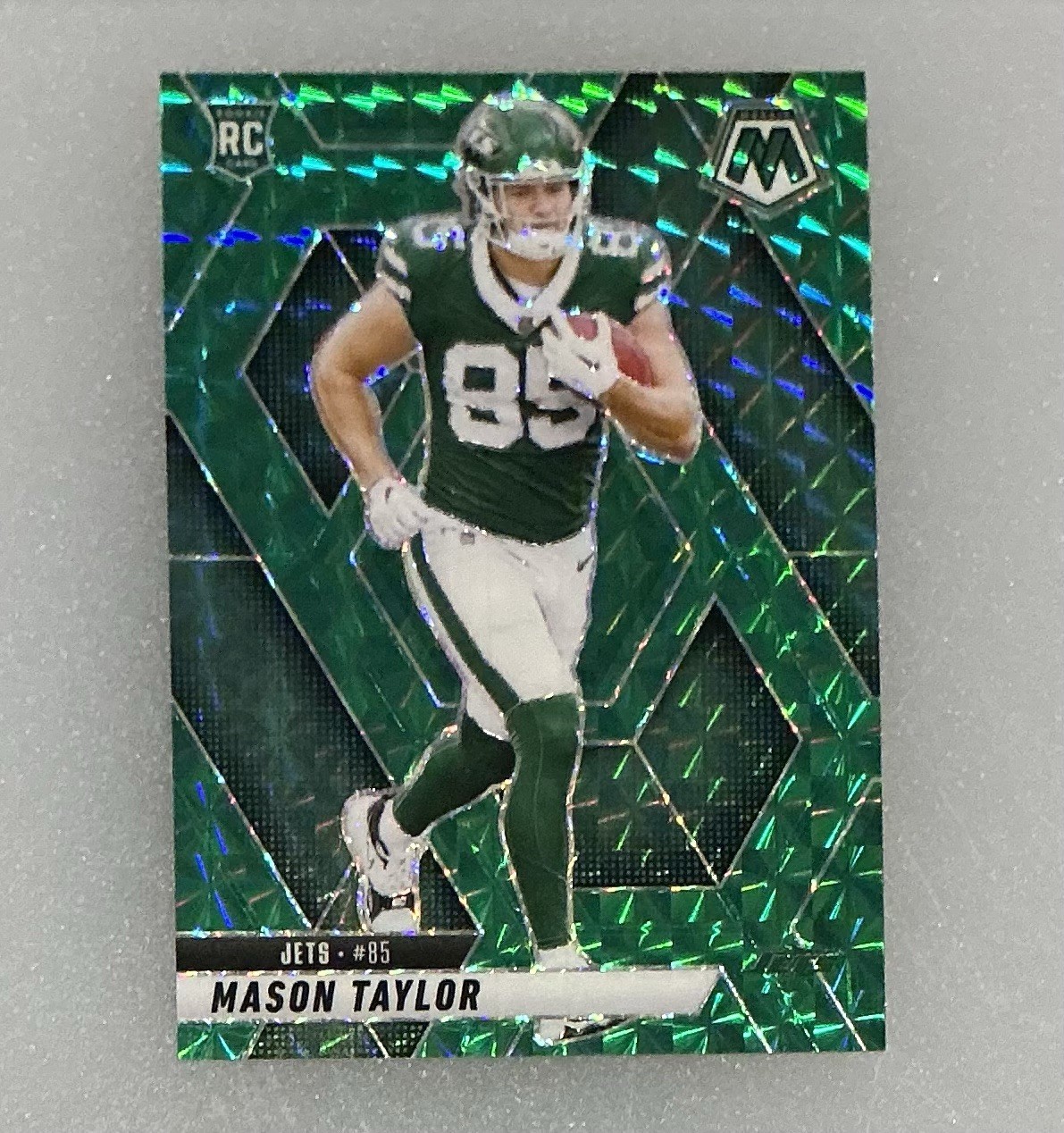 2025 Mosaic Mason Taylor (RC) Green Mosaic Prizm #324 JETS!