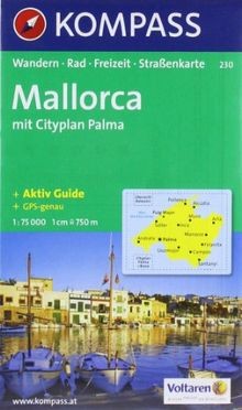 Kompass Karten, Mallorca: Wander-, Bike-, Freizeit-... | Buch | Zustand sehr gut
