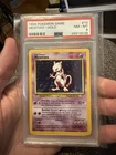Mewtwo Holo Rare 10/102 1999 Base Set Pokemon English WOTC PSA 8 NM