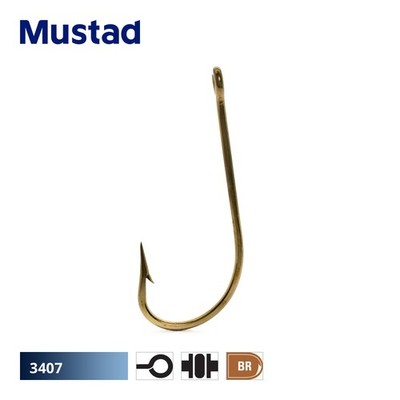 Mustad O'Shaughnessy Haken - Dorsch Barsch Seelachs Conger Aal Ling Boot Meeresangeln