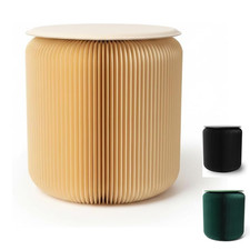Folding Stool Folding Chair Side Table Round Paper Stool Folding Stool Bar Stool