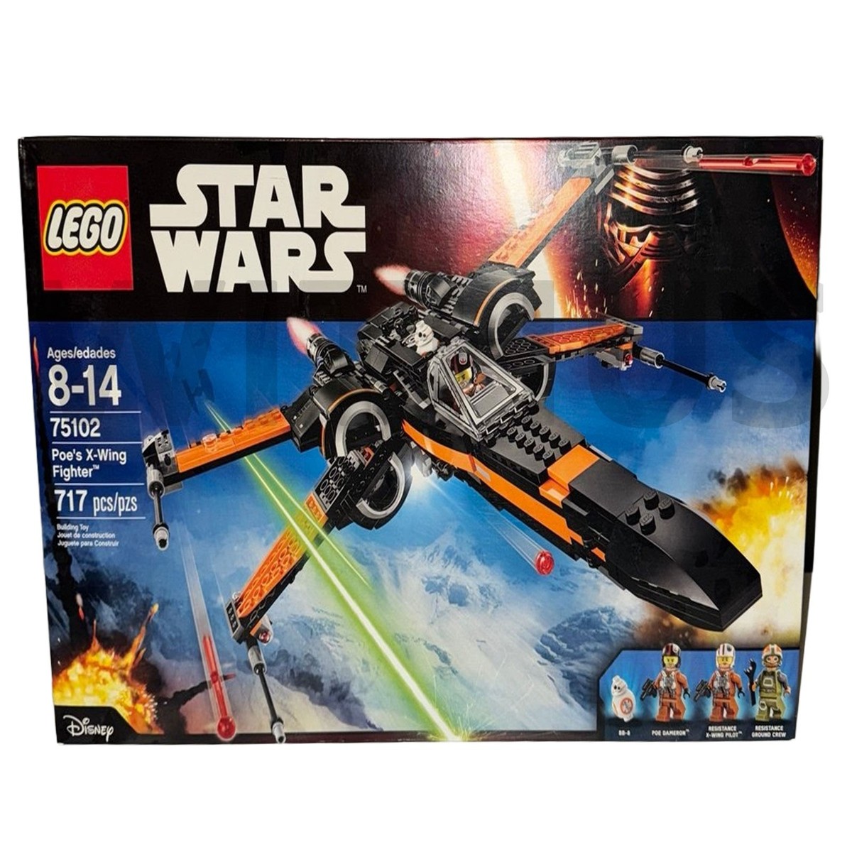 LEGO 75102 Star Wars Poe's X-Wing Fighter 717pcs/ Brand New Sealed
