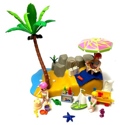 Playmobil Konvolut * Holiday Fun * Ausflug ans Meer / Strand * mit Felsen