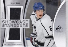 19/20 SP GAME USED..BRADY SKJEI..SHOWCASE STANDOUTS..DUAL JERSEY.# SS-BS.RANGERS