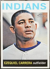 2013 Topps Heritage #362 Ezequiel Carrera Baseball NM