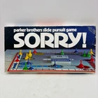 VINTAGE Sorry COMPLETE with Inserts Parker Brothers 1972 Classic Board Game