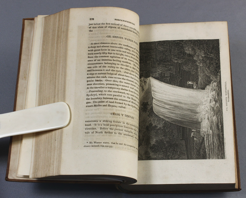 SOUTH WALES Beauties 1818 FINE BINDING author's presentation + many engravings - Picture 8 of 11