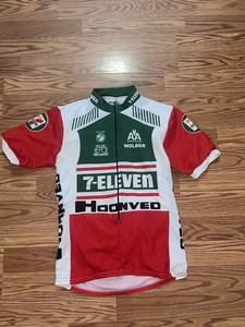 80s ビンテージ 7-Eleven Hoonved サイクルジャージ 半袖 7 Eleven Cycling Jersey | eBay