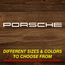 Porsche Vinyl Decal Sticker Many Sizes Colors Free Shipping 944 911 Carrera