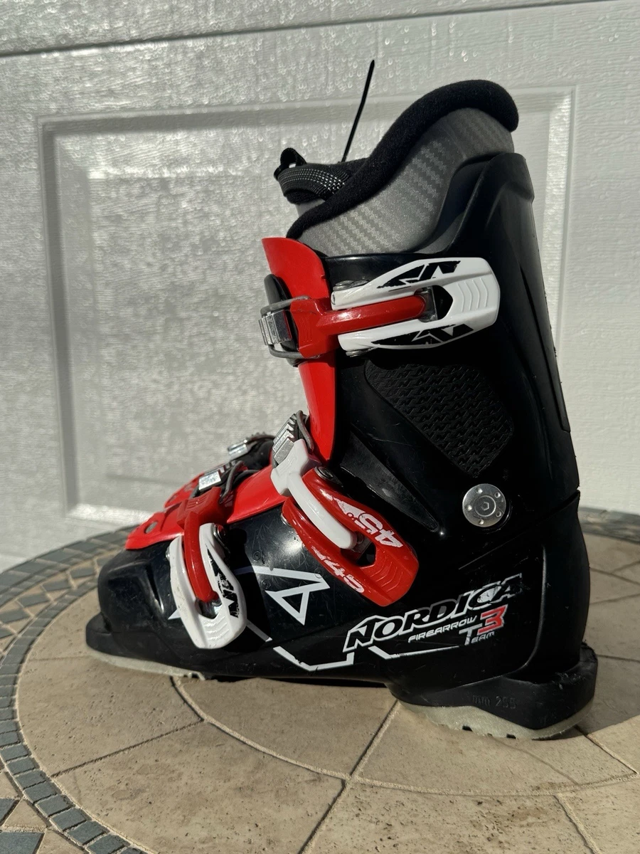 Bottes De Ski Nordica Junior GPT2 – Enfant, 20.5, Blanches/violettes, Occasion