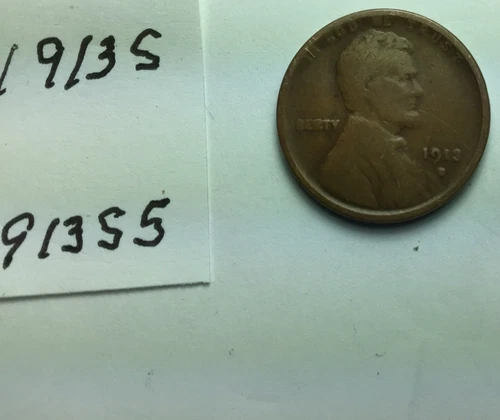 1913 S; Wheat Penny ; good condition #913SS5