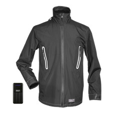 Image of Sealey 5V Heated Rain Jacket - Small With Power Bank 20Ah 10W 20000mAh HJ05KIT