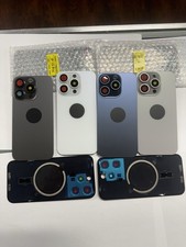 Back Glass Metal Magnet for iPhone 15 Pro Black Titanium