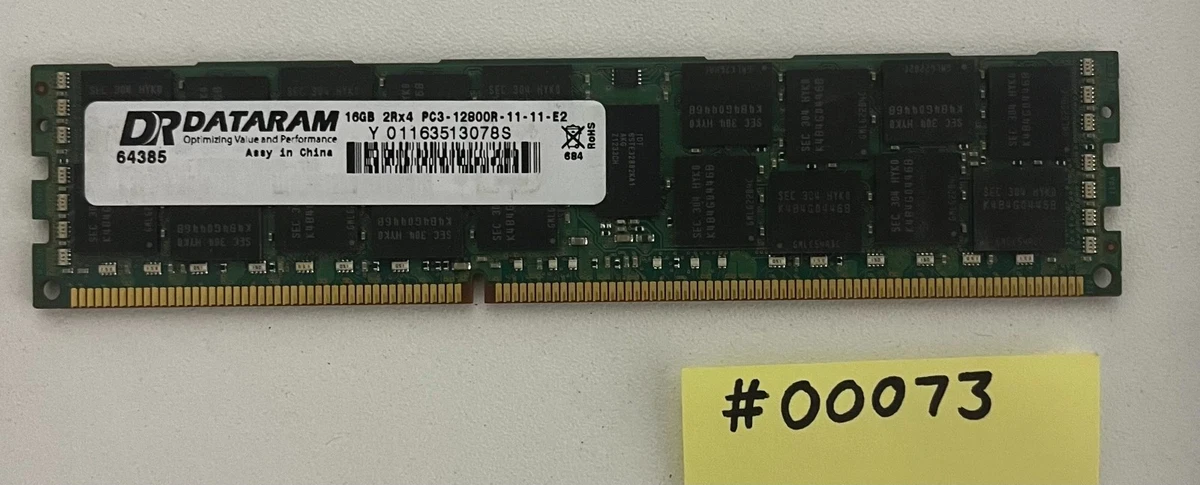 Dataram Computer RAM 16 GB Capacity per Module for sale | eBay