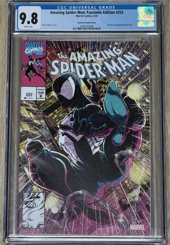 Amazing Spider-Man Facsimile #252 2024 Marvel Kaare Andrews Variant CGC 9.8