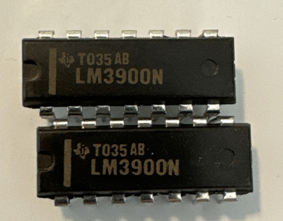 LM3900N ''Original'' TI IC Qty 2 - Texas Instruments Operational Amplifier