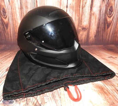 Large Ruroc ATLAS 3.0 Full Face Helmet, Matte black (no bluetooth