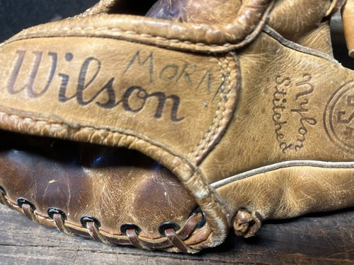 Vtg Pair 50s 60s Al Kaline Wilson USA A2016 A2180 Baseball Gloves Mitts Detroit - Picture 9 of 23